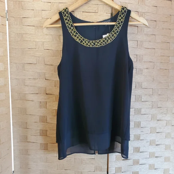 NEW Topshop Blouse Size 2 Sleeveless - Picture 1 of 6